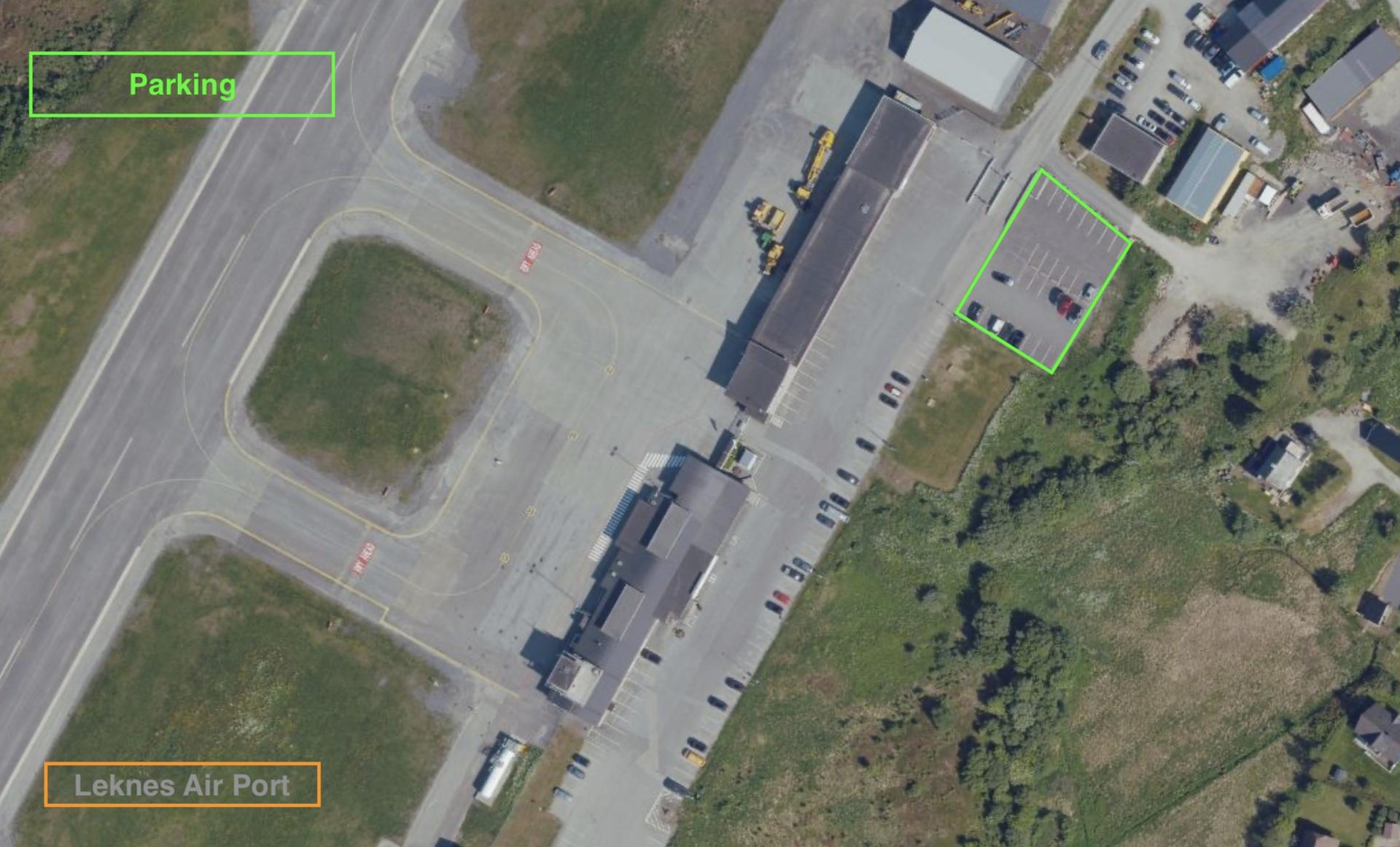 Parking at Leknes Airport